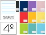 Caderno Escolar Liderpapel, com 32 folhas. Formato A5, pautado, duas linhas.