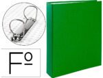Capa Liderpapel 2 Aneis 40 Mm Cartao Forrado Paper Folio Verde