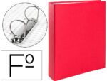 Capa Liderpapel 2 Aneis 40 Mm Cartao Forrado Paper Folio Vermelha
