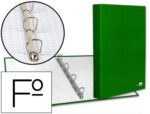 Capa Liderpapel Paper Coat 4 Aneis 25 Mm Forro Pvc Folio Verde
