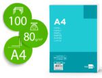 Papel Liderpapel De Escrita 80 Gr Quadriculado Sem Furos
