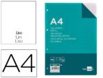 Recarga de Argolas Liderpapel. Formato A4 liso. Gramagem 100 G/M². Contém 100 folhas.