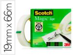 Fita Adesiva Scotch Magic, medida 66 Mt. X 19 mm. em caixa unitária.