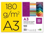 Cartolina Liderpapel, formato A3, gramagem 180 grs., com 100 folhas. Cor amarelo