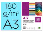 Cartolina Liderpapel, formato A3, gramagem 180 grs., com 100 folhas. Cor celeste