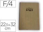 Porta Menus Liderpapel, medidas 22,5 X 32 cm. com 4 bolsas.
