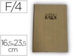 Porta Menus Liderpapel, medidas 16,5 X 23,5 cm. com 4 bolsas.
