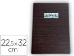 Porta Menus Liderpapel, medidas 22,5 X 32 cm. com proteção nas esquinas para duas folhas.