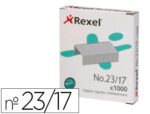 Agrafes em Aço Rexel 23/17. Caixa 1000 unidades.