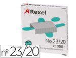 Agrafes  em Aço Rexel 23/20. Caixa 1000 unidades.