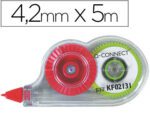 Corretor de Fita branca Q-Connect 4,2 mm. X 5 metros em Blister.