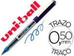 Marcador Uni-Ball Roller Ub-150 Micro eye. Cor azul 0,5 mm.