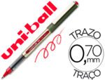 Marcador Uni-Ball Roller Ub-157. Cor vermelho 0,7 mm.
