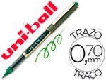 Marcador Uni-Ball Roller Ub-157. Cor verde 0,7 mm.