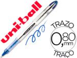 Marcador Uni-Ball Roller Ub-200 Vision. Cor azul 0,8 mm.