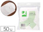 Envelope de papel Q-Connect para Cd'S/Dvd'S. Pack de 50 unidades.