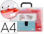Pasta Classificadora Com Fole Liderpapel Transparente Com 26 Departamentos