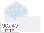 Envelope Liderpapel Mínimo normalizado, cor branco, formato 95X145mm. Engomado, pack de 500 unidades.
