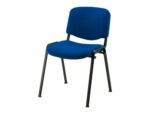 Cadeira de Escritório Q-Connect, formato 81 X 46,5 X 44 cm. de cor azul.