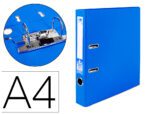 Pasta De Arquivo De Alavanca Liderpapel Documenta Pvc Din A4 Lombada 52 Mm Azul
