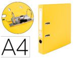 Pasta De Arquivo De Alavanca Liderpapel Documenta Pvc Din A4 Lombada 52 Mm Amarela