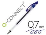 Esferográfica Q-Connect Delta, cor azul.