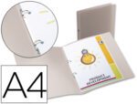 Pasta Liderpapel Polipropileno Din A4 2 Aneis Redondos Mini 15 Mm Transparente