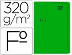 Classificador em Cartolina Gio, formato fólio Pocket com bolsa e aba. Cor verde.