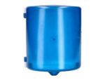 Dispensador Q-Connect de papel Seca Mãos em rolo. Cor: Cobertura azul / base branca.