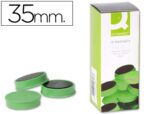 Iman de Sinalização Q-Connect, com 3,5 cm. Cor Cor verde