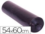 Saco De Lixo Domestico Preto 54 X 60 Cm Rolo 25 Unidades