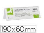 Identificadores de Secretária Q-Connect Metacrilato, medidas 190 X 60mm.