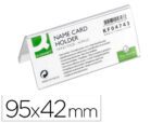 Identificadores de Secretária Q-Connect Metacrilato, medidas 95 X 42mm.