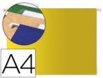 Capas de Suspensão Liderpapel, formato A4, Kraft amarelo.