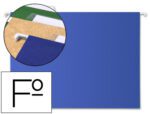 Capas de Suspensão Liderpapel, formato fólio, Kraft azul.