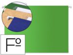 Capas de Suspensão Liderpapel, formato fólio, Kraft verde.