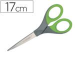 Tesoura Para Escritorio Q-Connect Cabo Em Borracha 7" 17 Cm Blister