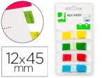 Bandas Separadoras Q-Connect. Dispensador 4 cores. Com 36 folhas por cor.
