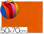 Goma Eva Liderpapel, formato 50X70 cm. 60 gr. com 1,5 mm. de espessura. Cor laranja.