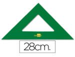 Esquadro Liderpapel 28 Cm Plastico Verde