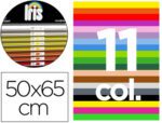 Cartolina Guarro, formato 50X65. Contém "C" 25 folhas X 4 cores + 25 folhas X 5 cores Fluo + 25 folhas X 2 cores