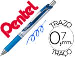 Roller Pentel Energel Bl77 0,7 mm., rectrátil. Cor azul.