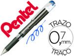 Roller Pentel K227. Cor azul.