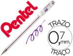 Esferográfica Pentel Bk77, cor violeta.