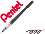 Pincel Com Tinta A Base De Água Pentel Gfl Sepia Ponta De Nylon Portátil Com Tampa Recarregavel