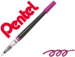 Pincel Com Tinta A Base De Água Pentel Gfl Roxo Ponta De Nylon Portátil Com Tampa Recarregavel