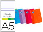 Caderno Escolar Oxford. Com 48 folhas. Formato A5, pautado. Papel de 90 G/M².