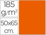Cartolina Guarro, formato 50X65 cm., gramagem 185 grs. Cor tangerina.