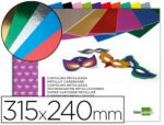 Bloco de Trabalhos Manuais Liderpapel cartolina metalizada. Formato 210X297 mm. Com 10 folhas. Gramagem 250 grs. Cores sortidas.