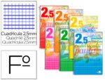 Bloco Espiral Liderpapel. Com 80 folhas quadrículado com 70 grs. 2,5mm.